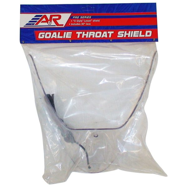 A&R Lexan V Style Hockey Goalie Throat Protector Hot on Sale - Image 2