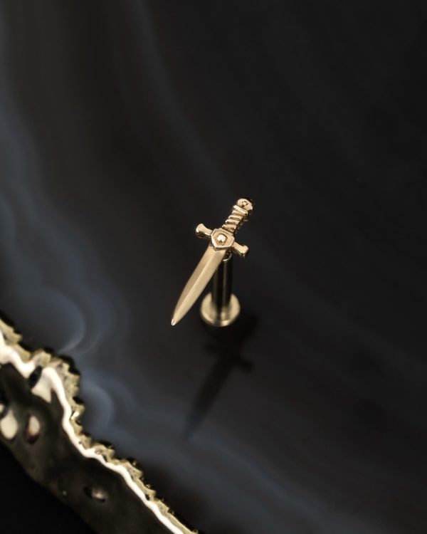 Godric Sword Threadless End (14K Gold) on Sale - Image 2