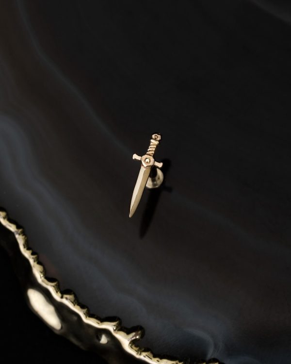 Godric Sword Threadless End (14K Gold) on Sale - Image 5