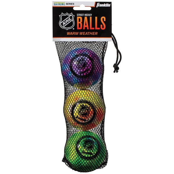 Franklin NHL Extreme Warm Weather Street Hockey Ball (3-Pack) on Sale - Image 2