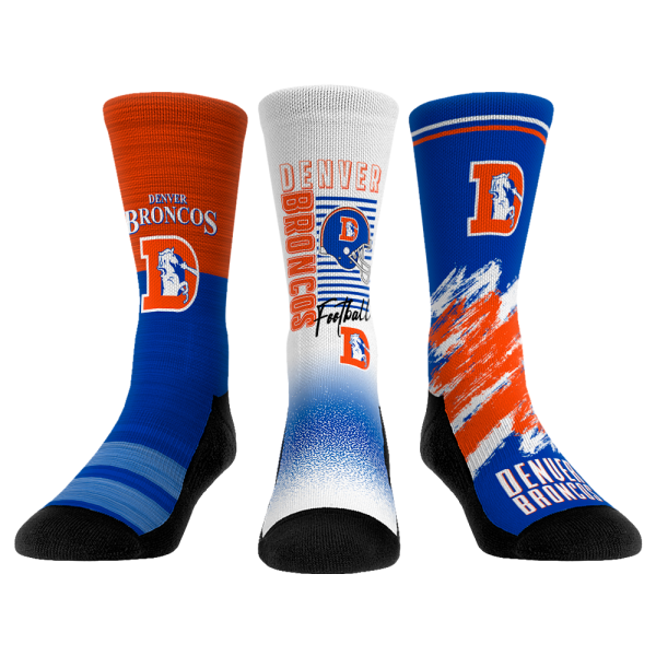 Denver Broncos - Retro Throwback 3-Pack Supply