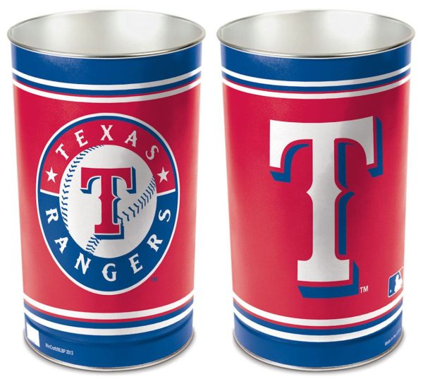 Texas Rangers Wastebasket 15 Inch Special Order on Sale